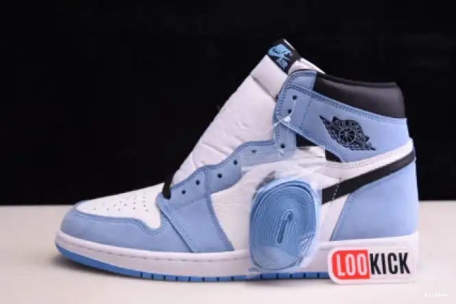 BLACK RETRO AIR 555088-134 WHITE 1 HIGH JORDAN UNIVERSITY BLUE 0604